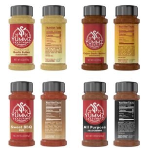 Pack of 4 Seasoning